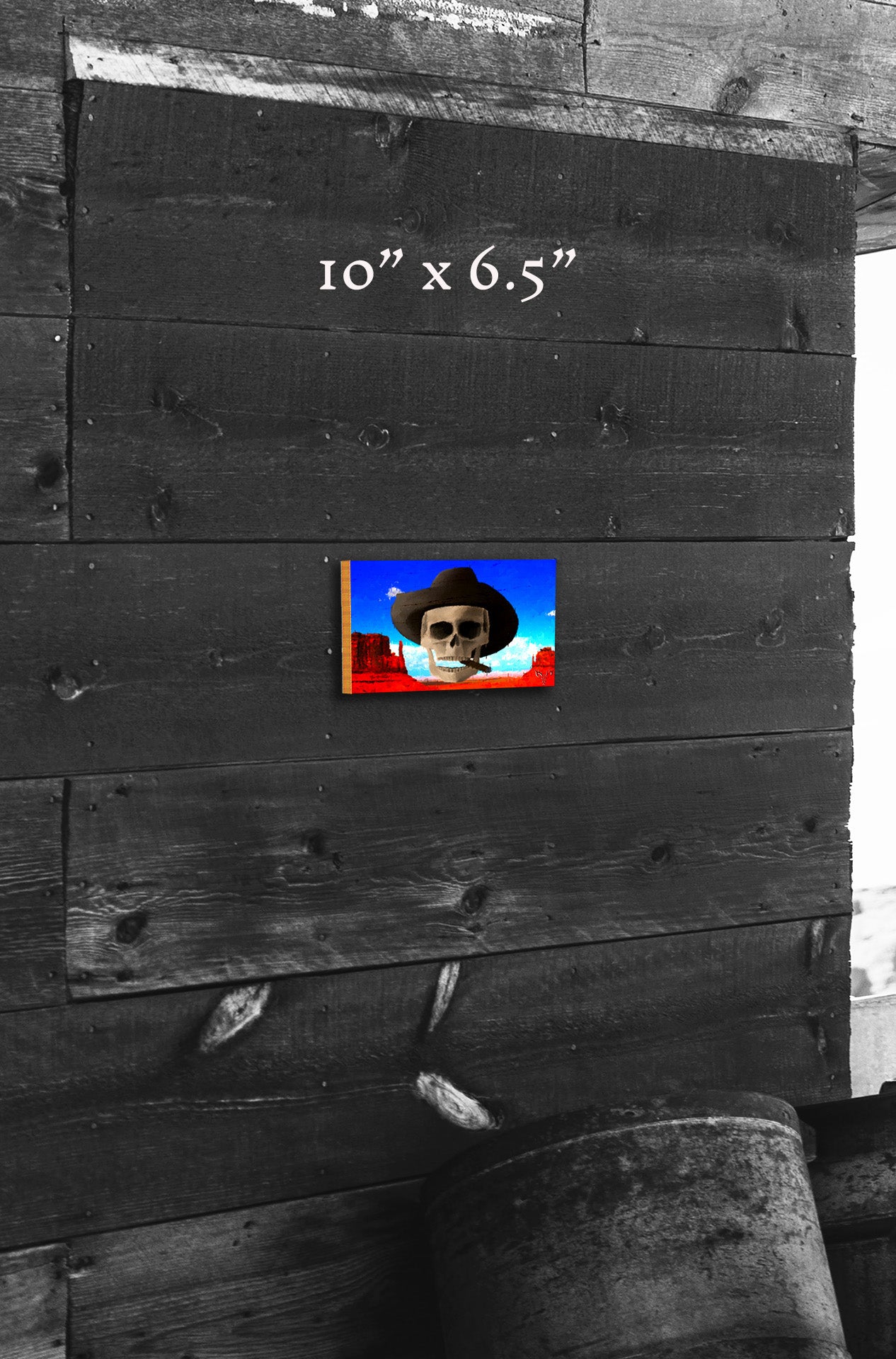 Western Skies and Sand - Wood Print