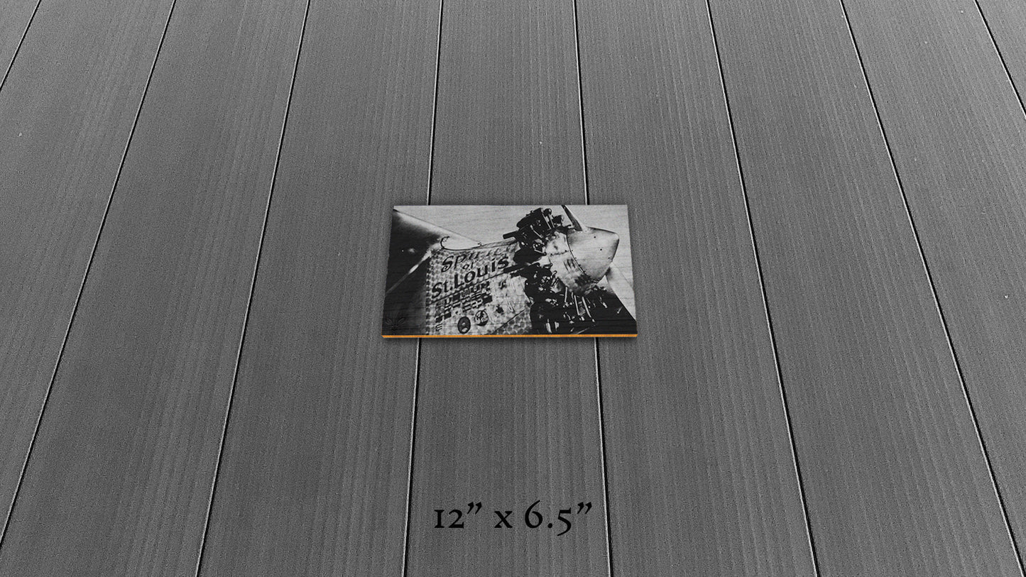 First to Cross - Wood Print