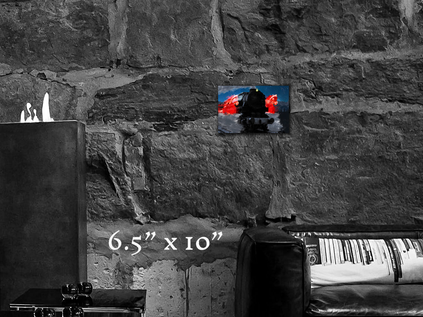 Ride of the Iron Horses - Metal Print