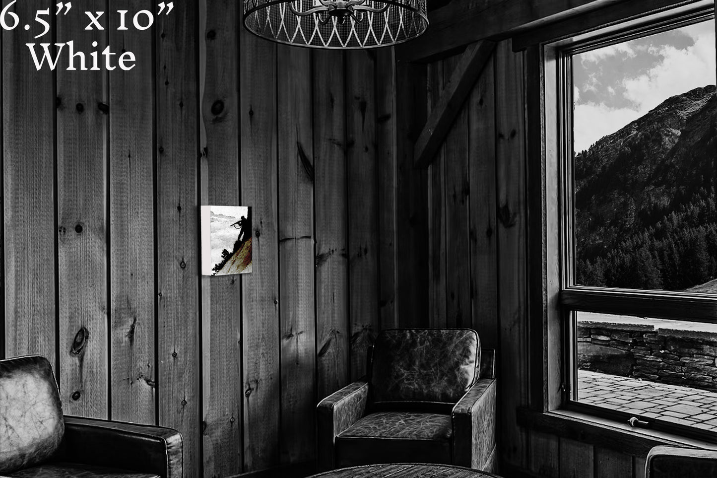 On the Slope of the Gisnitz - Canvas Print