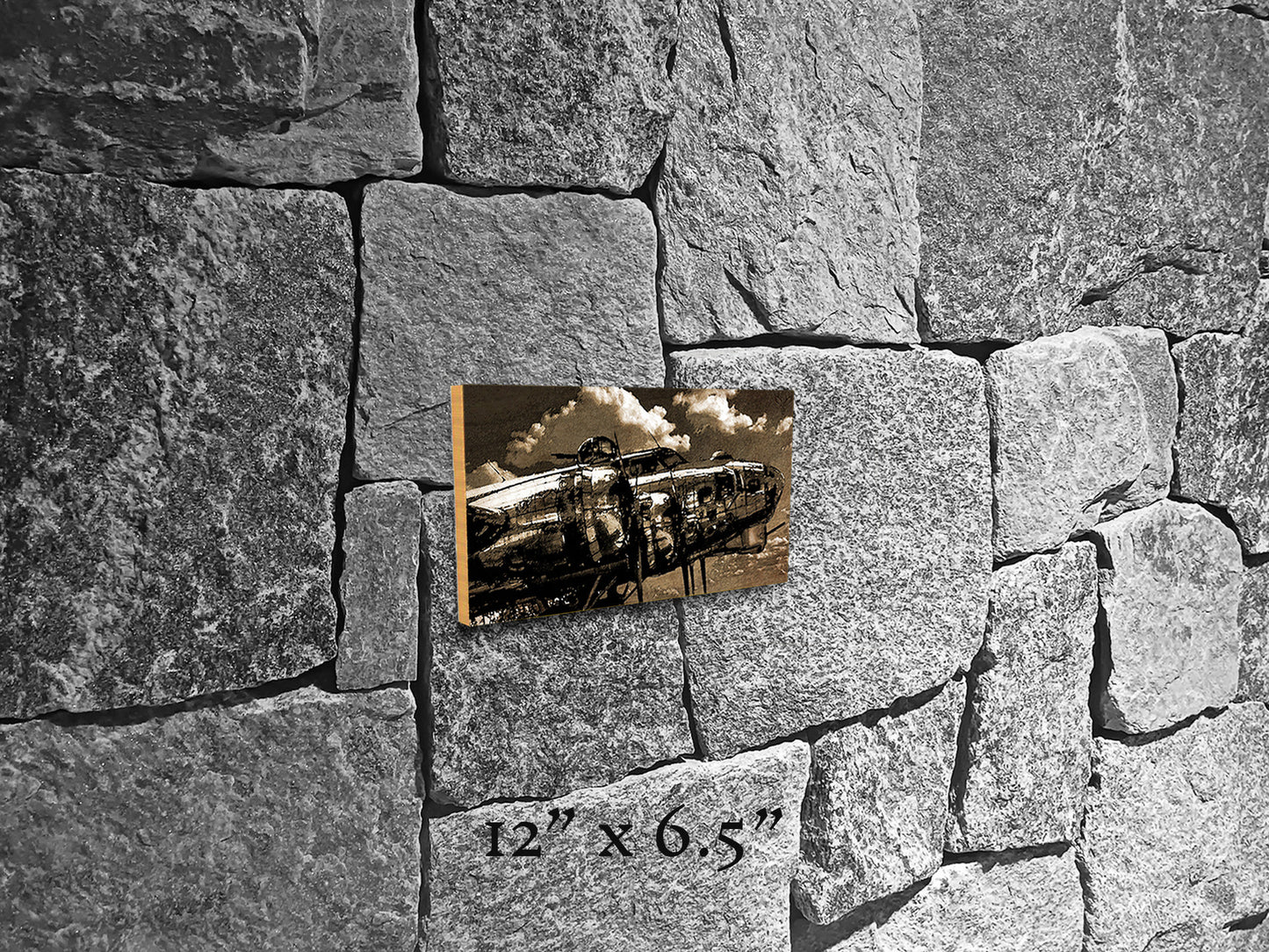 Flying Fortress - Wood Print