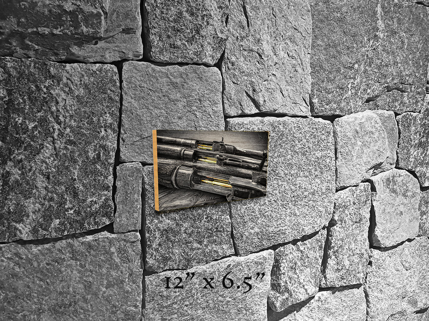 Brass Blood and Walnut Souls - Wood Print