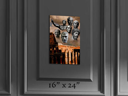 The Senate and People of Rome - Metal Print