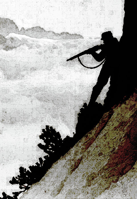 On the Slope of the Gisnitz - Wood Print