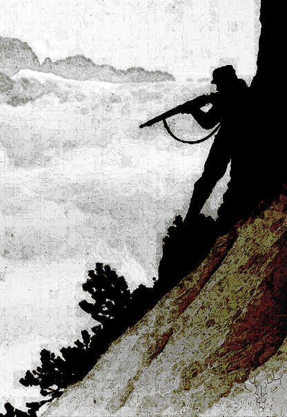 On the Slope of the Gisnitz - Wood Print