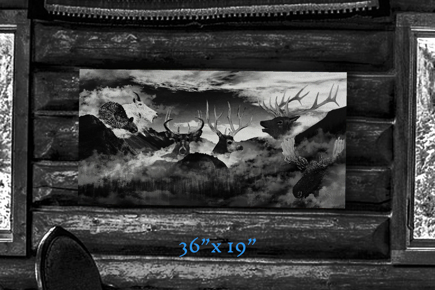 Knights of the Mountain - Metal Print