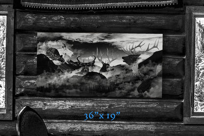 Knights of the Mountain - Metal Print