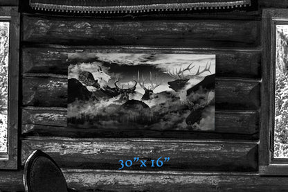 Knights of the Mountain - Metal Print