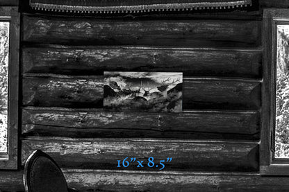 Knights of the Mountain - Metal Print