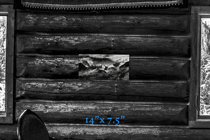 Knights of the Mountain - Metal Print