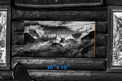 Knights of the Mountain - Wood Print