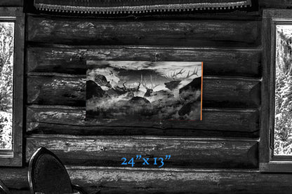 Knights of the Mountain - Wood Print