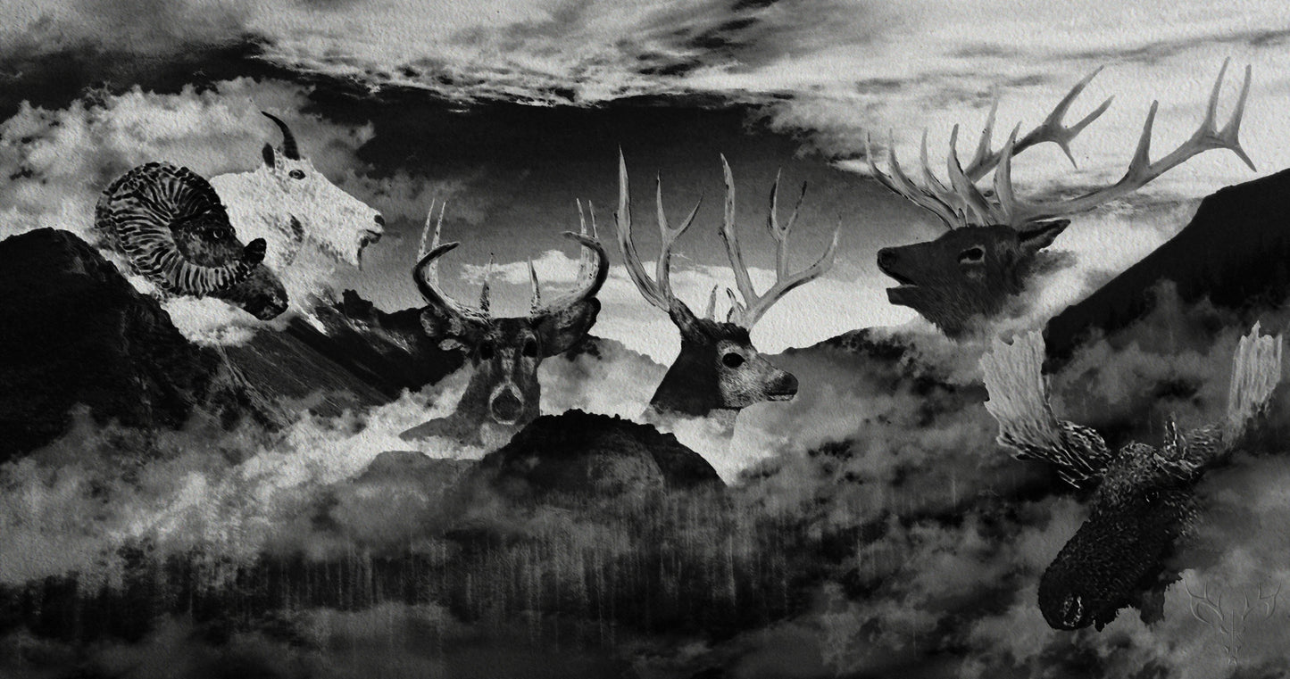 Knights of the Mountain - Canvas Print