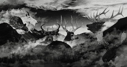 Knights of the Mountain - Metal Print