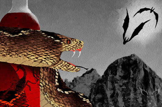 Drowning in the Sun - Canvas Print