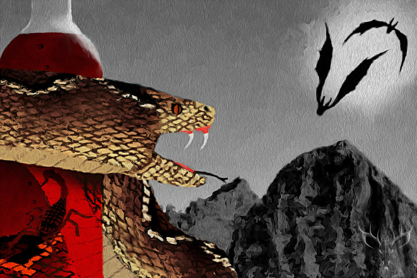 Drowning in the Sun - Metal Print