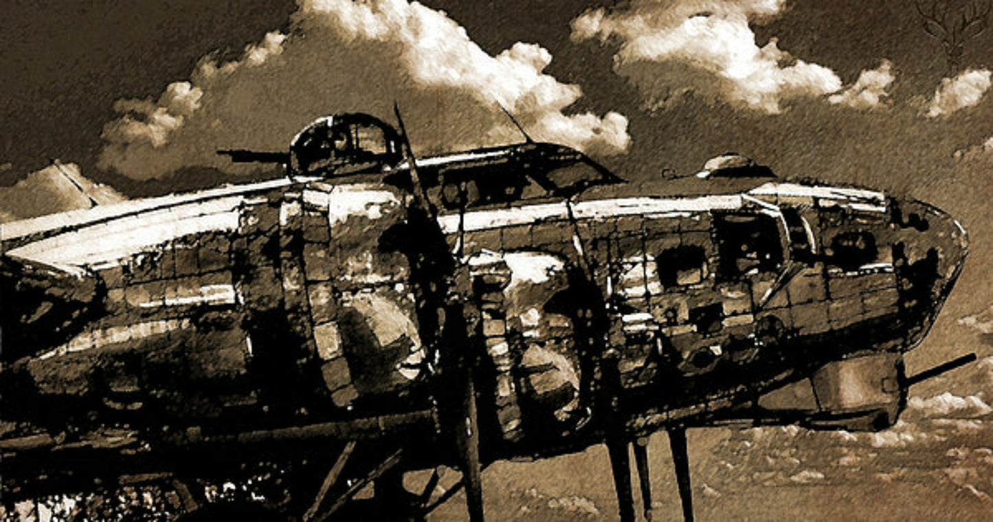 Flying Fortress - Canvas Print