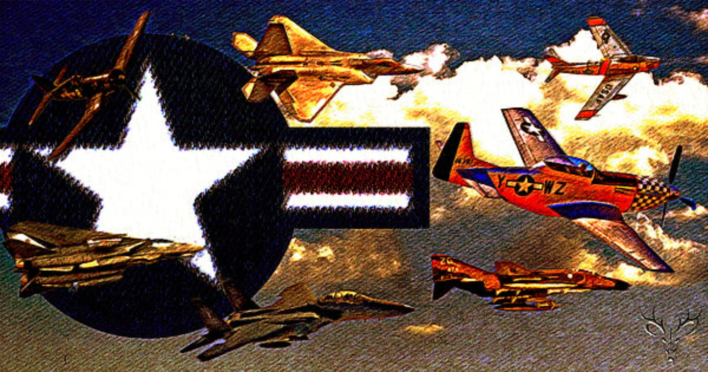 Lords of the Sky - Metal Print