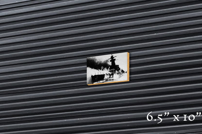 Burning Waters - Wood Print