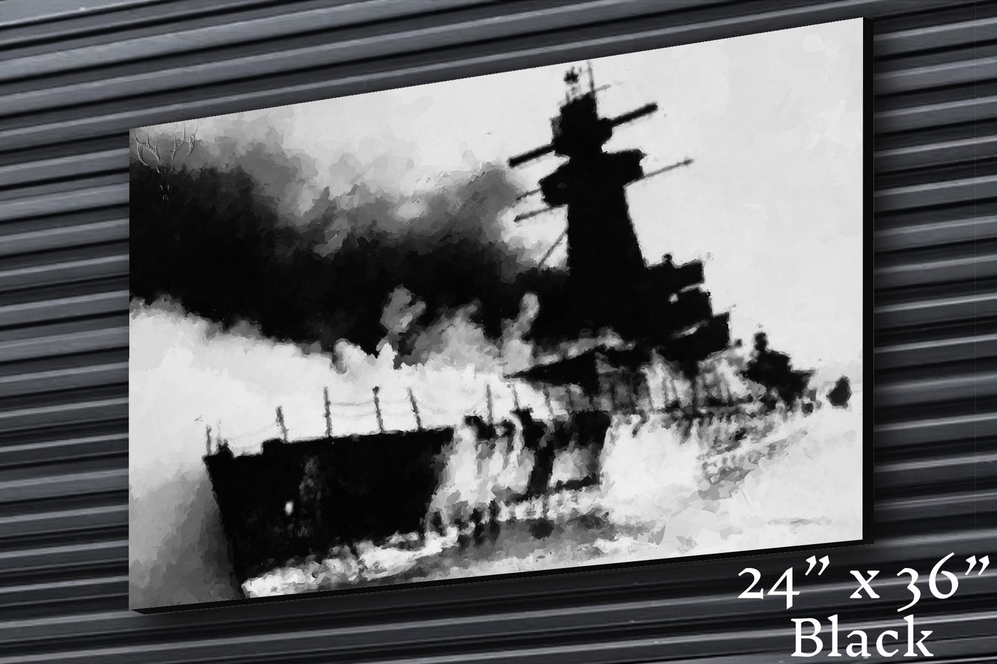 Burning Waters - Canvas Print