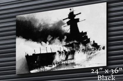 Burning Waters - Canvas Print