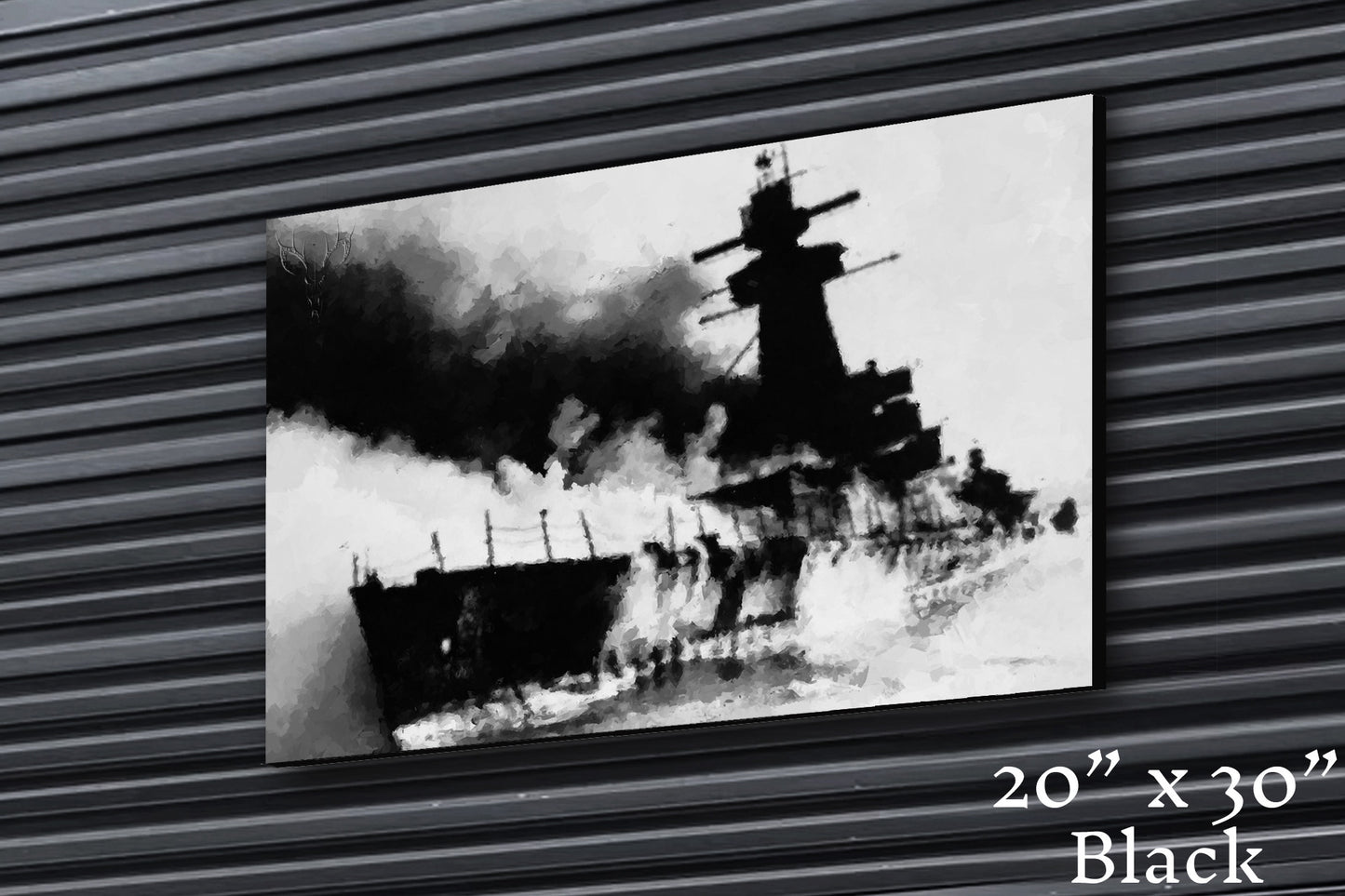 Burning Waters - Canvas Print