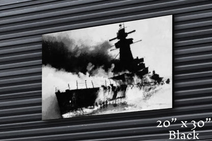 Burning Waters - Canvas Print