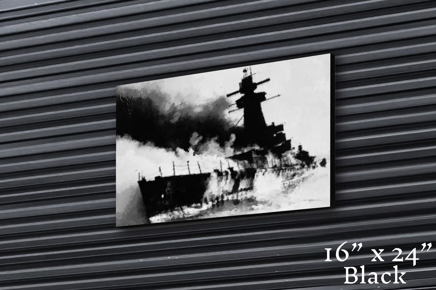 Burning Waters - Canvas Print