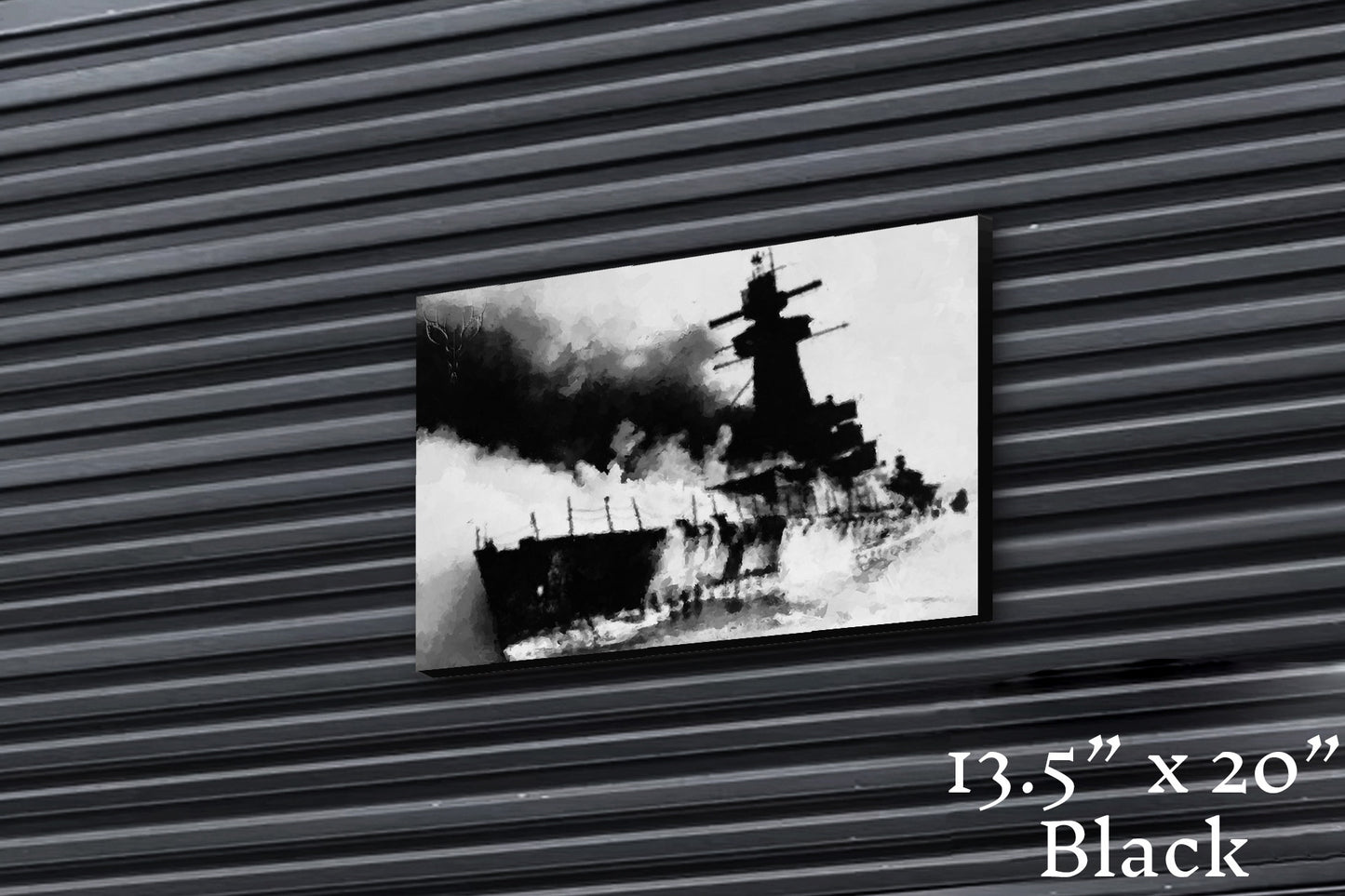 Burning Waters - Canvas Print