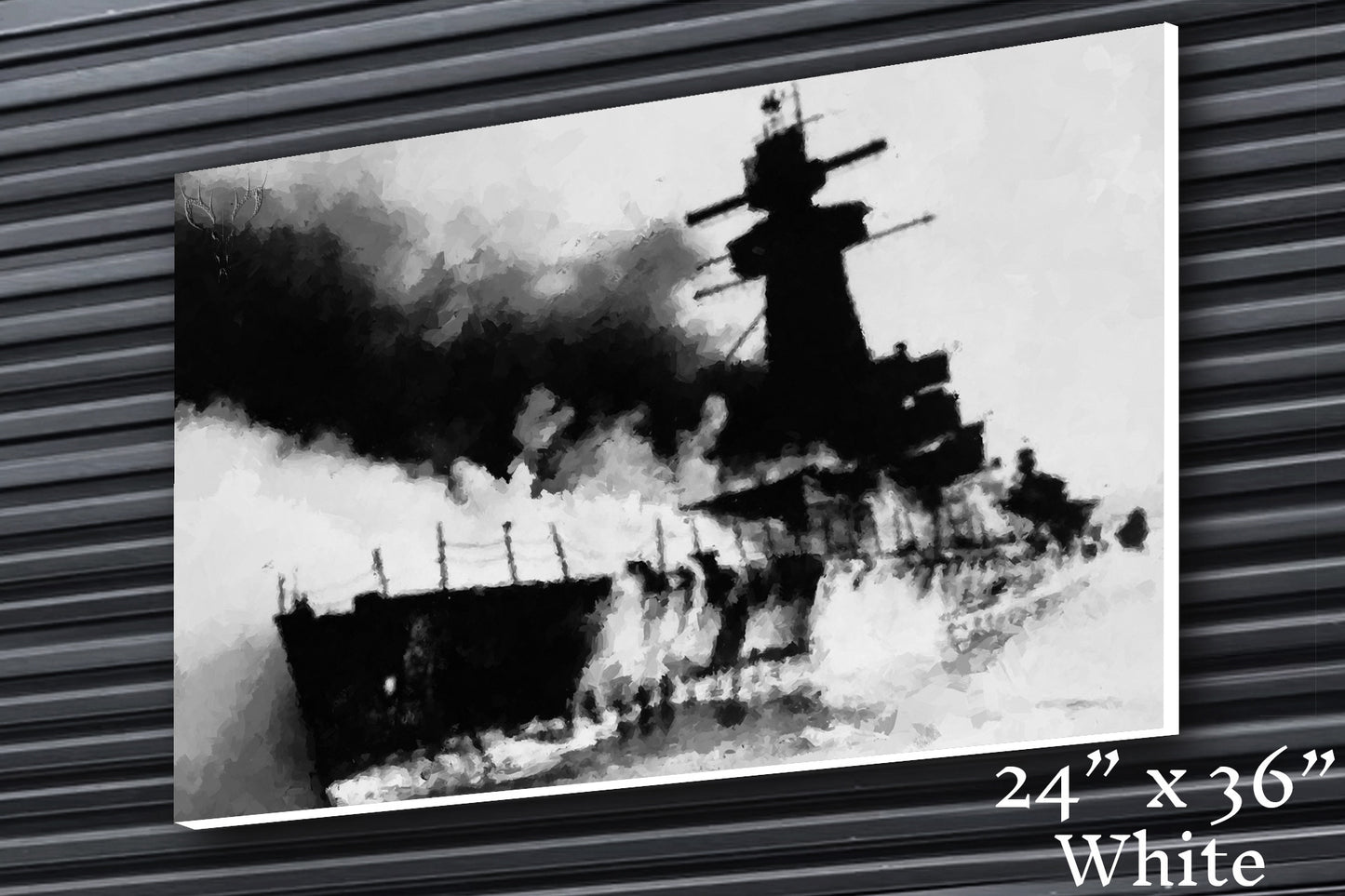 Burning Waters - Canvas Print