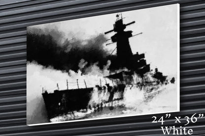 Burning Waters - Canvas Print