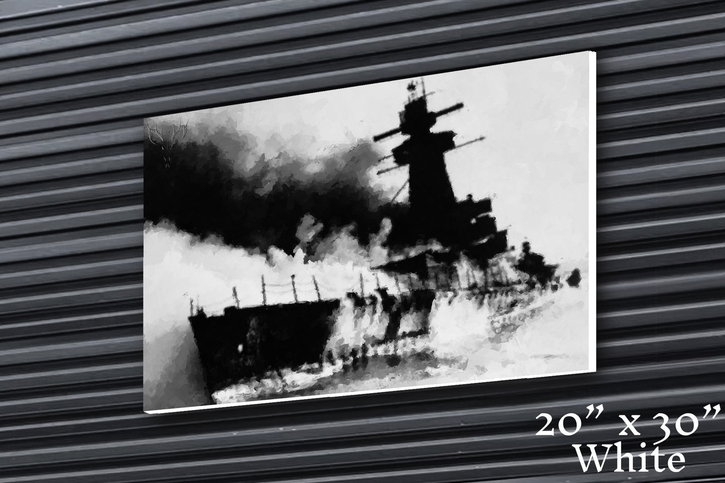 Burning Waters - Canvas Print