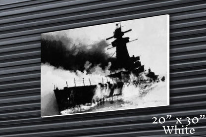 Burning Waters - Canvas Print