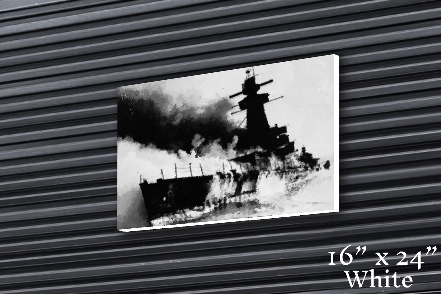 Burning Waters - Canvas Print