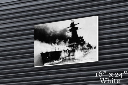 Burning Waters - Canvas Print