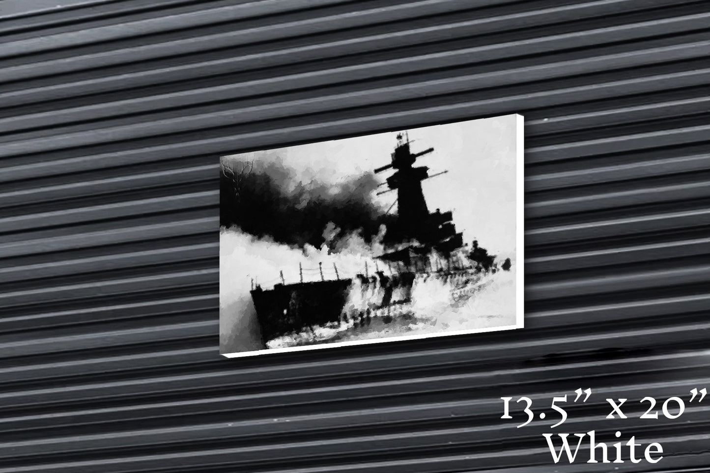 Burning Waters - Canvas Print