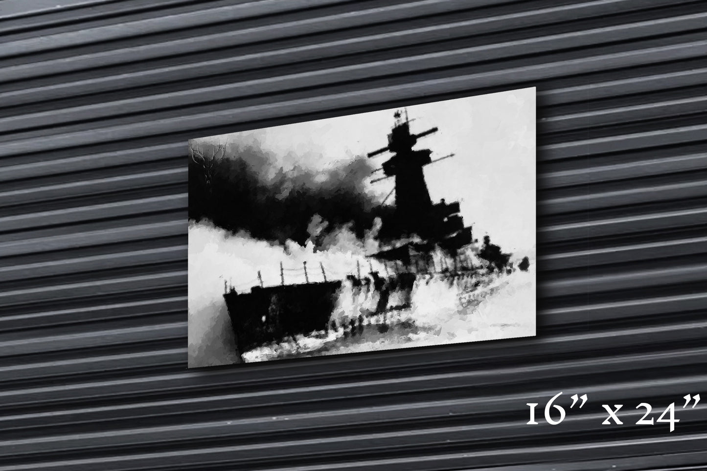 Burning Waters - Metal Print