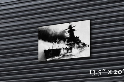 Burning Waters - Metal Print