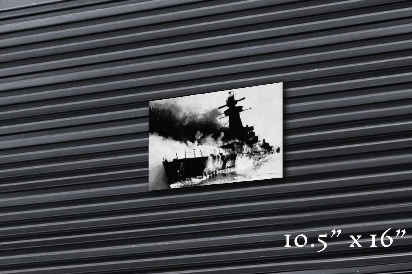 Burning Waters - Metal Print