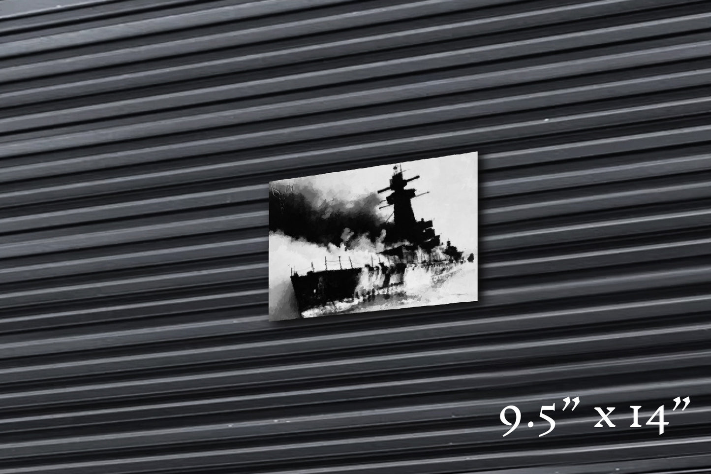 Burning Waters - Metal Print