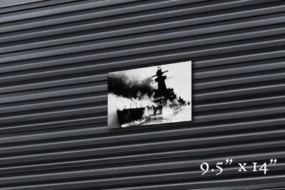 Burning Waters - Metal Print