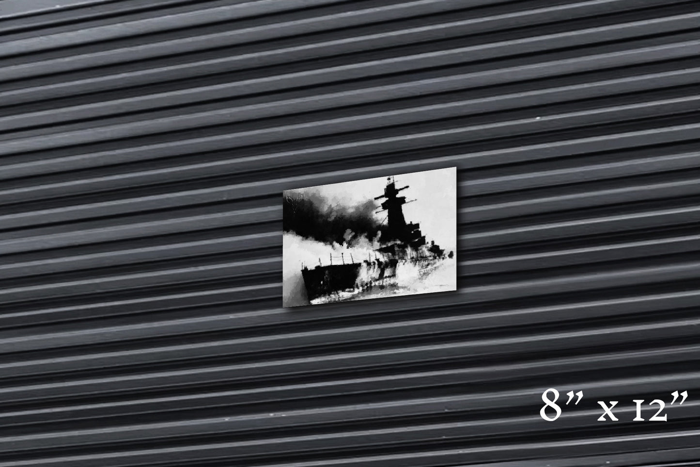 Burning Waters - Metal Print