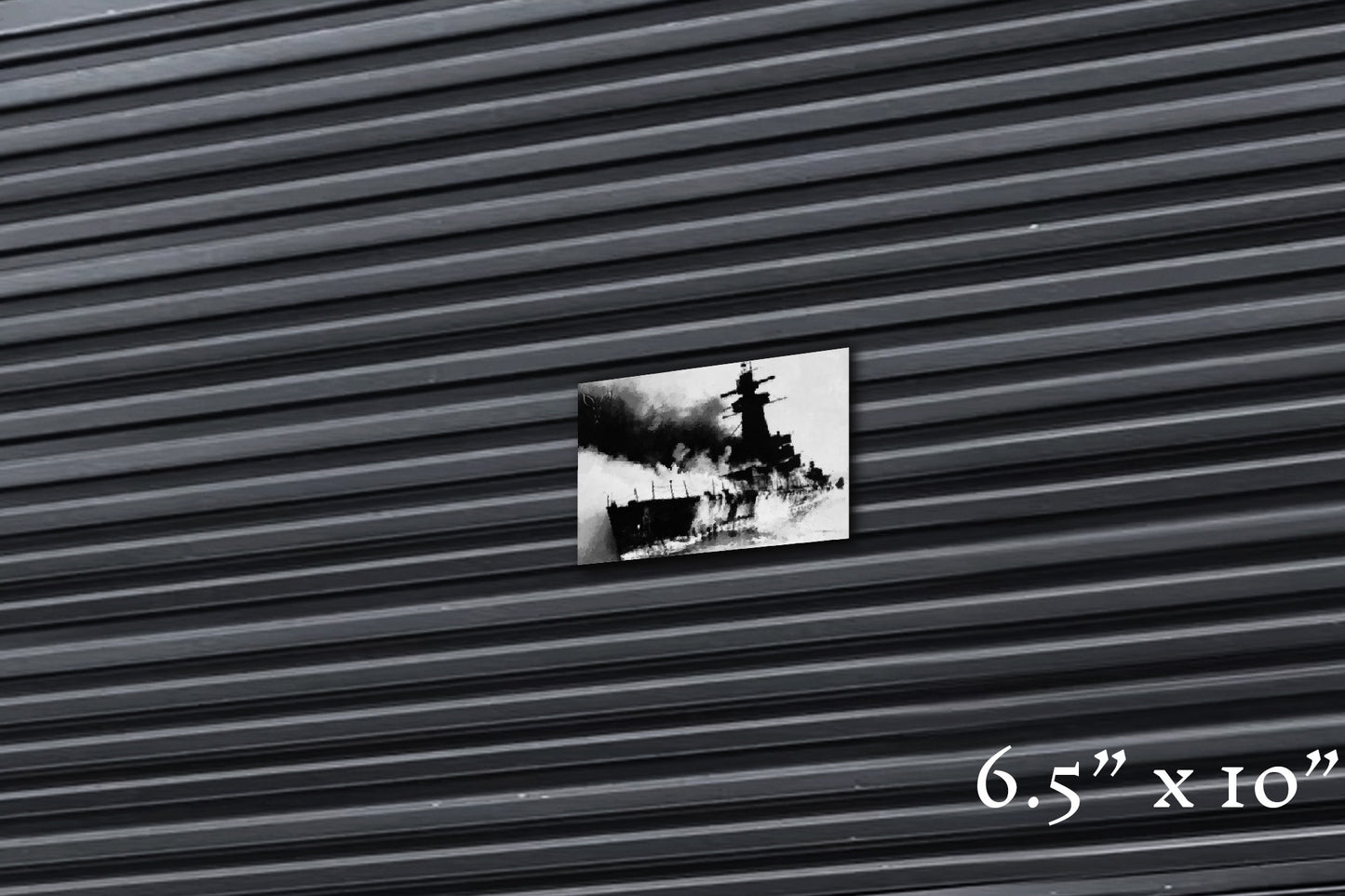 Burning Waters - Metal Print