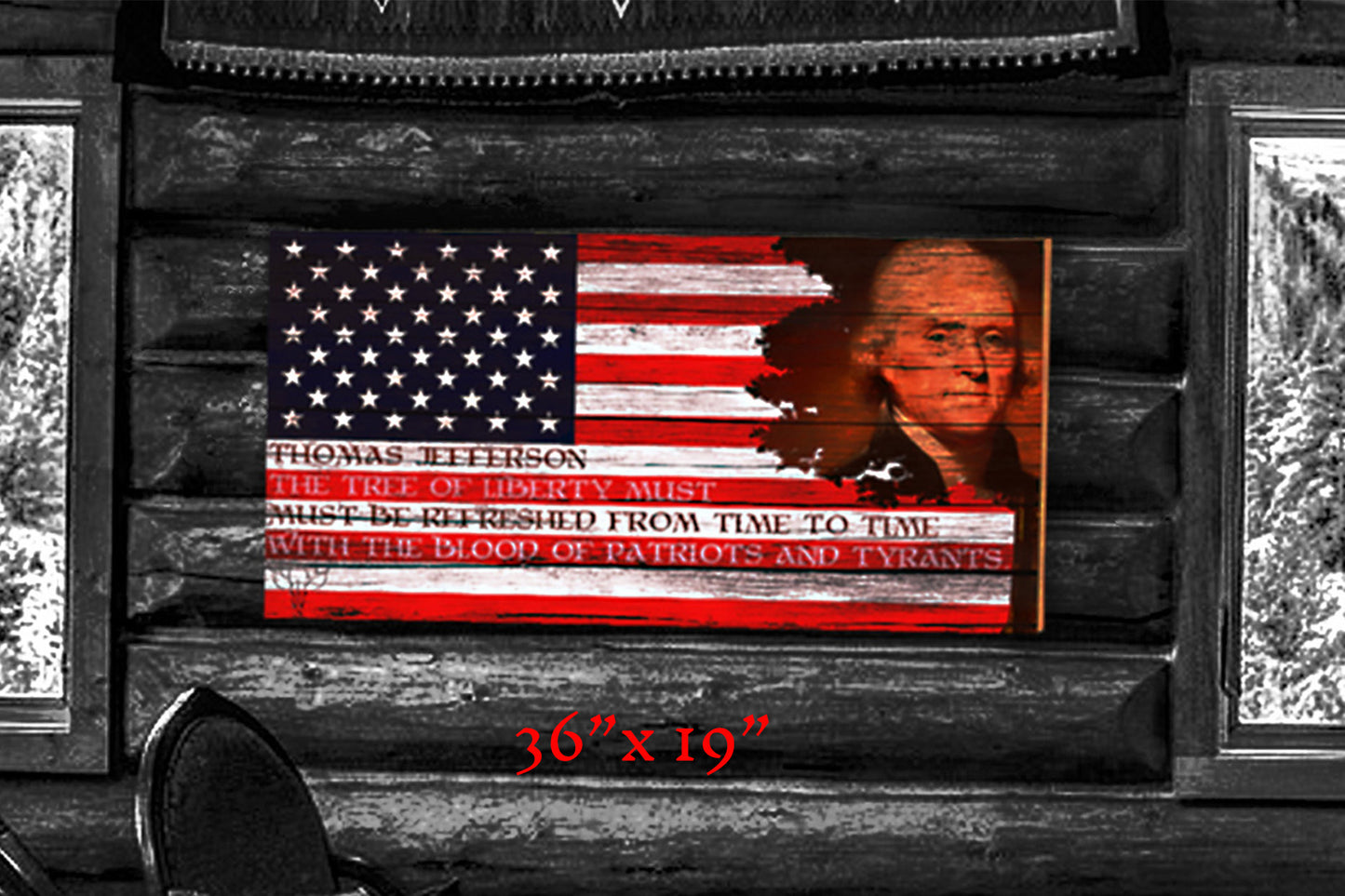 Wise Words of Thomas Jefferson - Wood Print