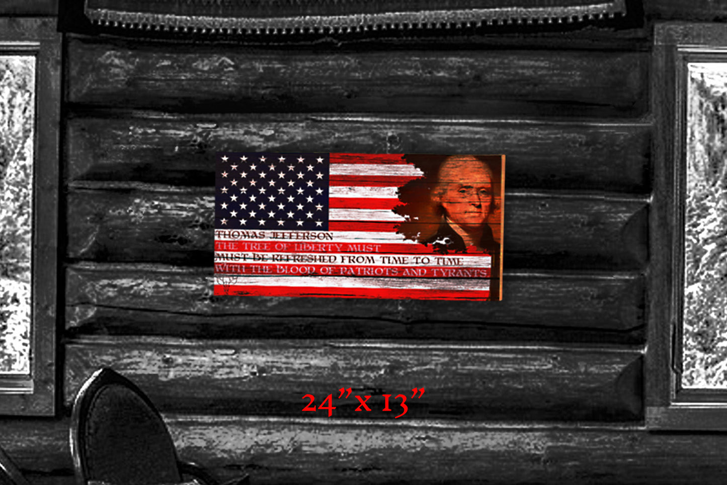 Wise Words of Thomas Jefferson - Wood Print