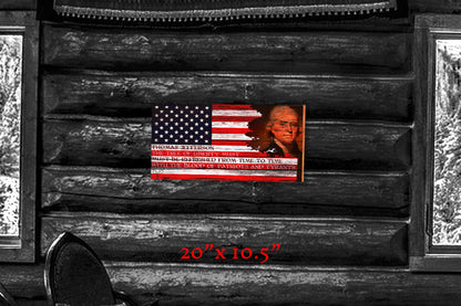 Wise Words of Thomas Jefferson - Wood Print