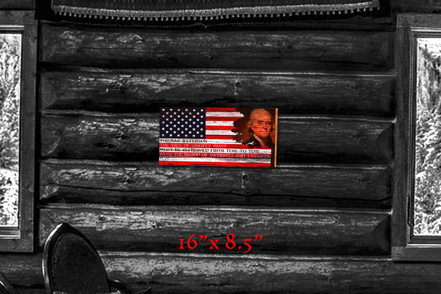 Wise Words of Thomas Jefferson - Wood Print