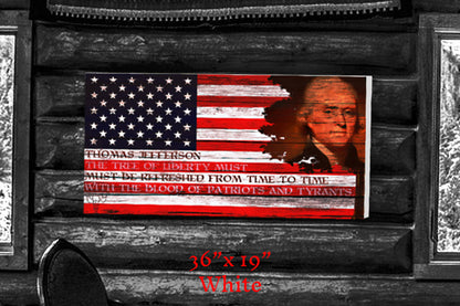 Wise Words of Thomas Jefferson - Canvas Print