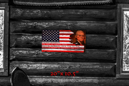 Wise Words of Thomas Jefferson - Metal Print