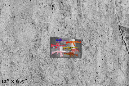 Weapons Of The World - Metal Print